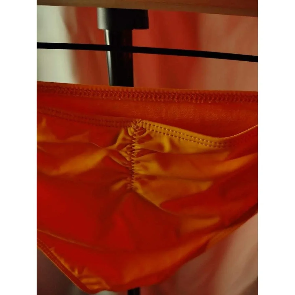 Full Tilt Orange Tie Side Bikini Bottoms Swimsuit Women's‎ XL